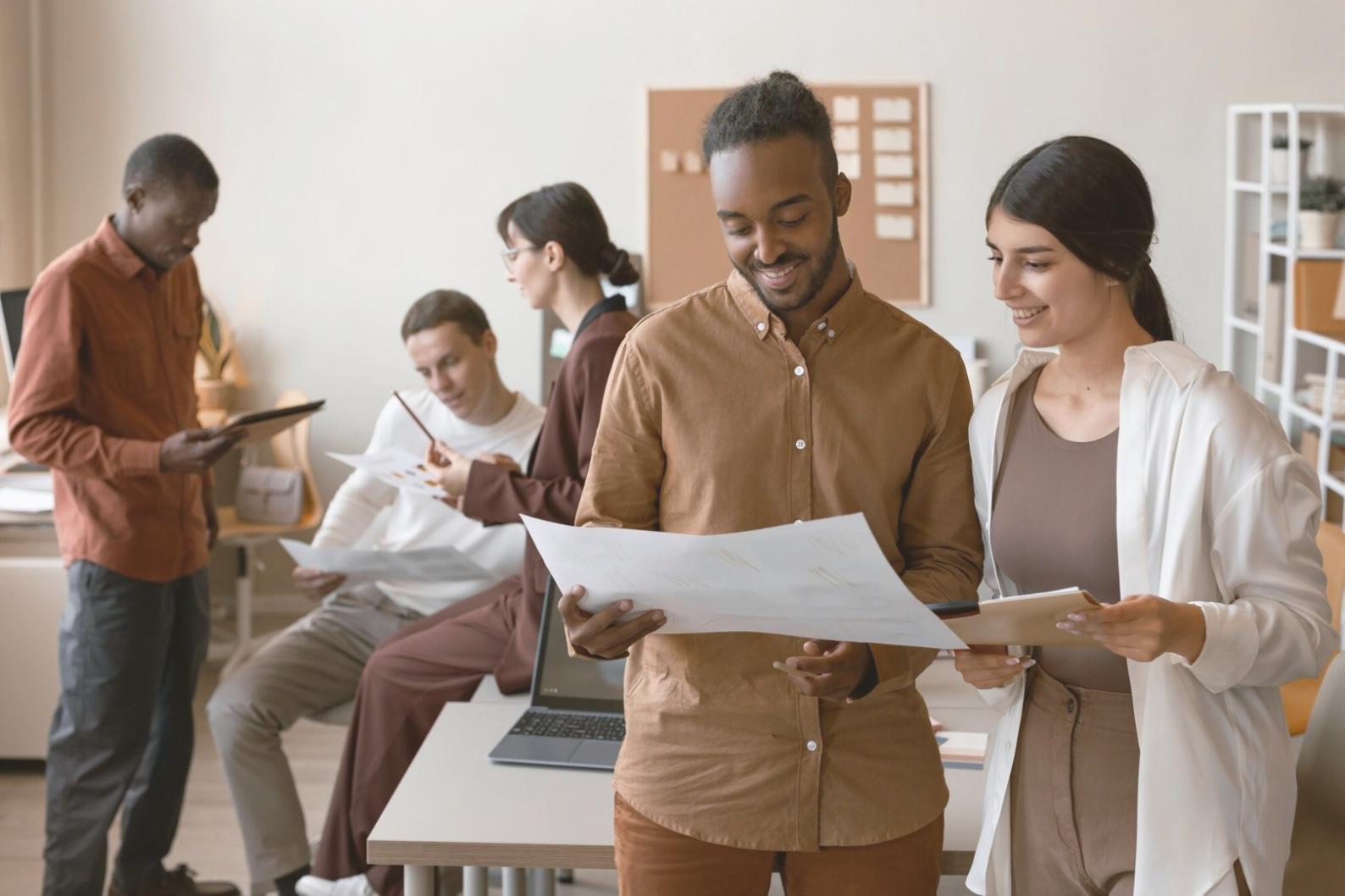 Analyse de données financières sur écran